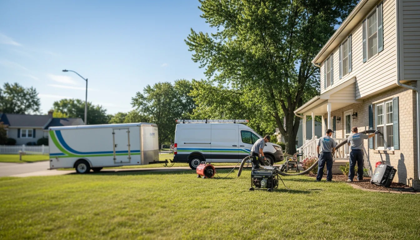 Flooded Basement Restoration And Cleanup With Repair in Lyons, IL near me